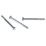 Clear Passivated, Zinc Steel, Hex Bolt, M8 x 80mm