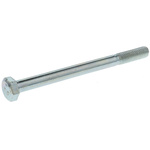 Clear Passivated, Zinc Steel, Hex Bolt, M8 x 100mm