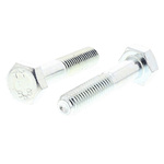 Bright Zinc Plated Steel, Hex Bolt, M10 x 50mm