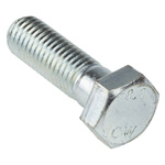 Clear Passivated, Zinc Steel, Hex Bolt, M12 x 40mm