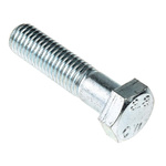 Clear Passivated, Zinc Steel, Hex Bolt, M12 x 50mm