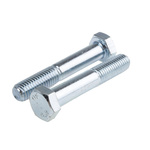 Clear Passivated, Zinc Steel, Hex Bolt, M12 x 70mm