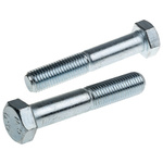 Clear Passivated, Zinc Steel, Hex Bolt, M12 x 90mm