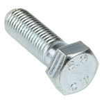 Clear Passivated, Zinc Steel, Hex Bolt, M16 x 50mm