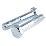 Clear Passivated, Zinc Steel, Hex Bolt, M16 x 80mm