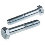 Clear Passivated, Zinc Steel, Hex Bolt, M16 x 90mm