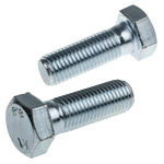 Clear Passivated, Zinc Steel, Hex Bolt, M20 x 60mm