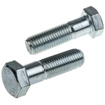 Clear Passivated, Zinc Steel, Hex Bolt, M20 x 70mm