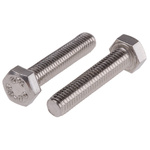 Plain Stainless Steel Hex, Hex Bolt, M5 x 25mm