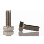 Plain Stainless Steel Hex, Hex Bolt, M6 x 16mm