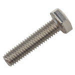 Plain Stainless Steel Hex, Hex Bolt, M6 x 25mm