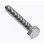 Plain Stainless Steel Hex, Hex Bolt, M8 x 50mm