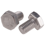 Plain Stainless Steel Hex, Hex Bolt, M10 x 16mm