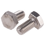 Plain Stainless Steel Hex, Hex Bolt, M10 x 20mm