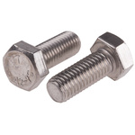 Plain Stainless Steel Hex, Hex Bolt, M12 x 30mm