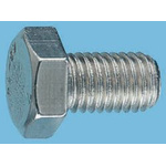 Zinc plated & clear Passivated Steel Hex, Hex Bolt, M4 x 20mm