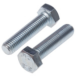 Clear Passivated, Zinc Steel Hex, Hex Bolt, M12 x 60mm