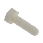 Plain Ceramic Hex, Hex Bolt, M3 x 10mm