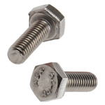 Plain Stainless Steel Hex, Hex Bolt, M4 x 12mm