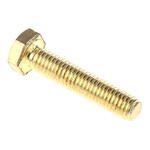Plain Brass Hex, Hex Bolt, M6 x 30mm