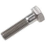 Plain Stainless Steel, Hex Bolt, M10 x 40mm