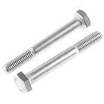 Plain Stainless Steel, Hex Bolt, M10 x 80mm