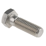 Plain Stainless Steel, Hex Bolt, M12 x 40mm