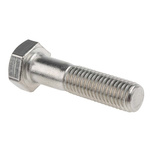 Plain Stainless Steel, Hex Bolt, M12 x 50mm