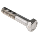 Plain Stainless Steel, Hex Bolt, M12 x 60mm