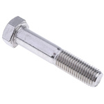 Plain Stainless Steel, Hex Bolt, M20 x 100mm