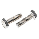 Plain Stainless Steel Hex, Hex Bolt, M10 x 35mm