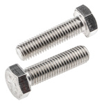 Plain Stainless Steel Hex, Hex Bolt, M12 x 45mm