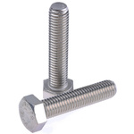 Plain Stainless Steel Hex, Hex Bolt, M12 x 55mm
