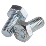 Zinc Plated Steel Hex, Hex Bolt, M5 x 10mm