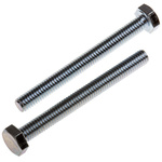 Zinc Plated Steel Hex, Hex Bolt, M4 x 40mm