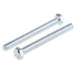 Zinc Plated Steel Hex, Hex Bolt, M5 x 50mm