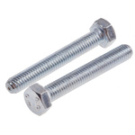 Zinc Plated Steel Hex, Hex Bolt, M5 x 35mm