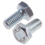Zinc Plated Steel Hex, Hex Bolt, M6 x 12mm