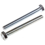 Zinc Plated Steel Hex, Hex Bolt, M8 x 75mm