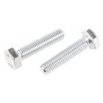 Zinc Plated Steel Hex, Hex Bolt, M10 x 45mm