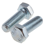 Zinc Plated Steel Hex, Hex Bolt, M12 x 35mm