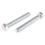 Zinc Plated Steel Hex, Hex Bolt, M20 x 130mm