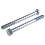 Bright Zinc Plated Steel, Hex Bolt, M12 x 170mm