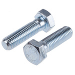 Bright Zinc Plated Steel, Hex Bolt, M14 x 50mm