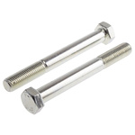 Bright Zinc Plated Steel, Hex Bolt, M16 x 110mm