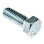 Bright Zinc Plated Steel, Hex Bolt, M16 x 45mm