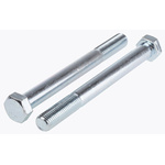 Bright Zinc Plated Steel, Hex Bolt, M16 x 160mm