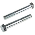 Bright Zinc Plated Steel, Hex Bolt, M20 x 140mm