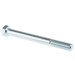 Bright Zinc Plated Steel, Hex Bolt, M20 x 200mm