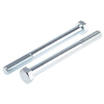 Bright Zinc Plated Steel, Hex Bolt, M20 x 220mm